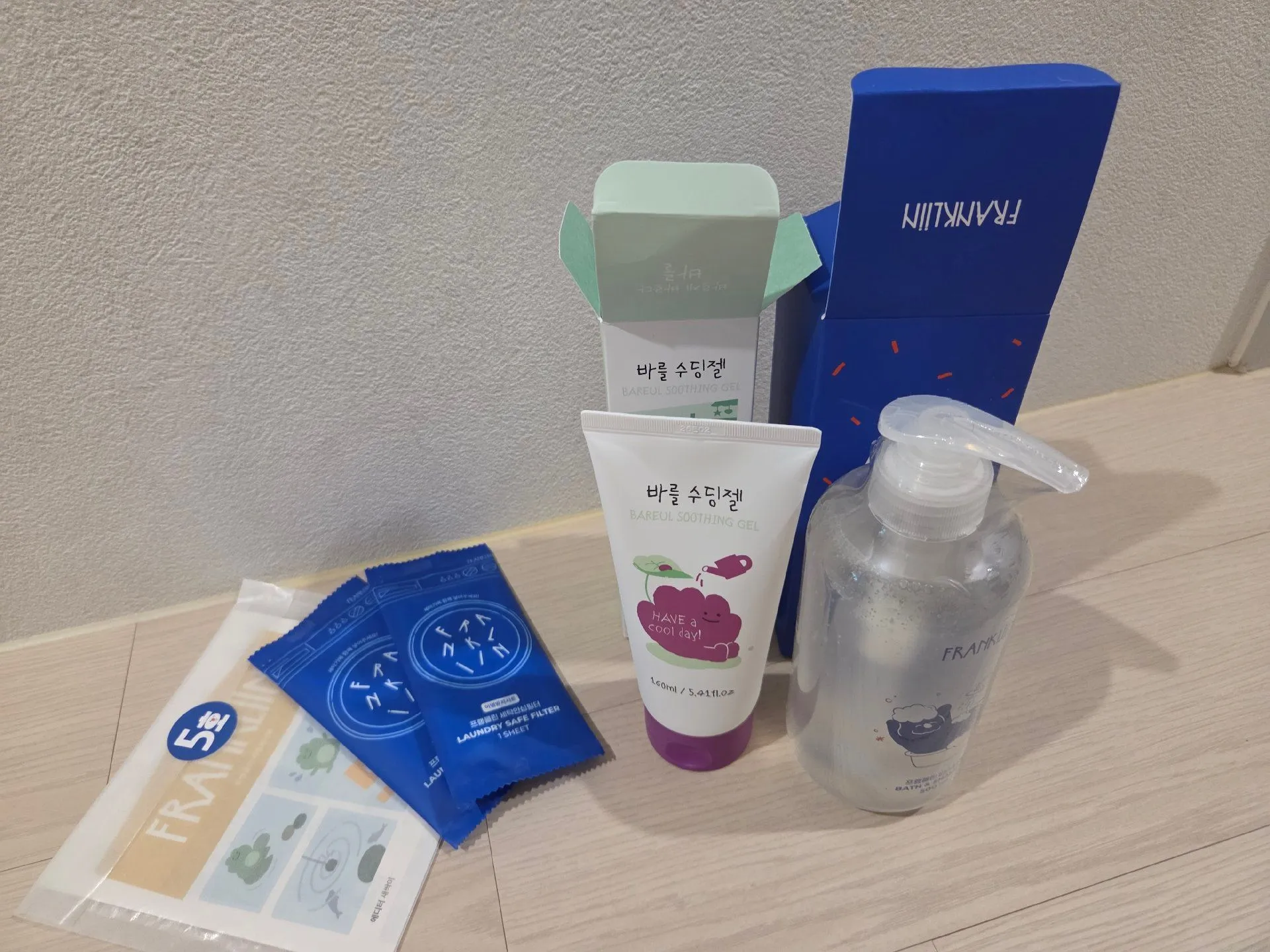 여름아기 태열 관리 정착템 ! 프랭클린 바스앤샴푸 & 바를 수딩젤 2