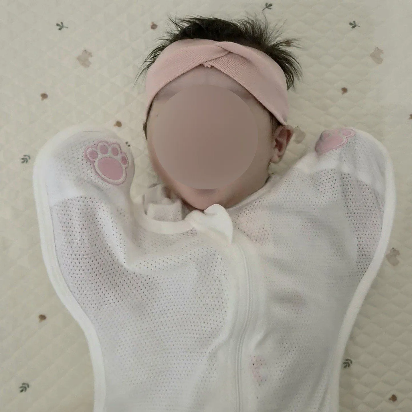 베베곰 메쉬 스와들수트 꿀템 실사용후기 1