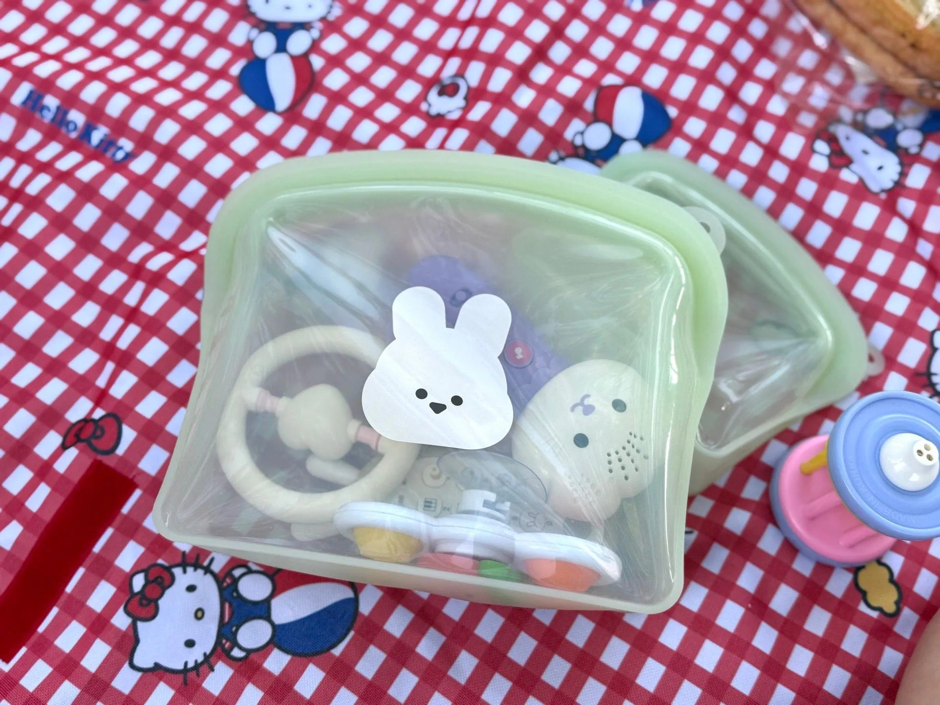 밀폐력 우수 이유식보관템! 아기자기 LAB 실리콘 지퍼팩 후기 1