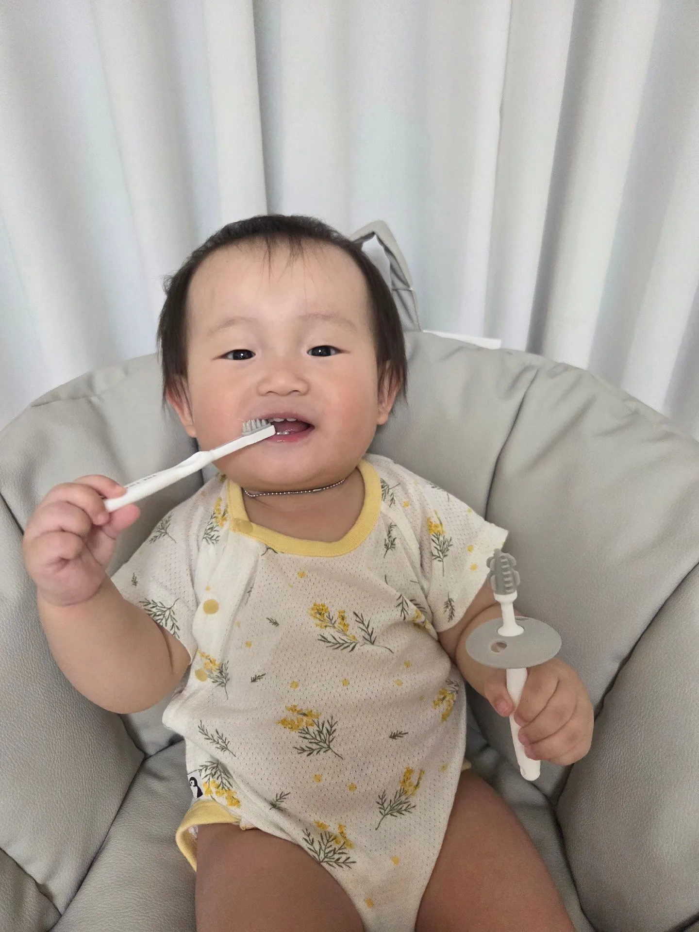 더트웰브 베이비 칫솔 사용 후기, 첫 양치 시작하기 딱! 4