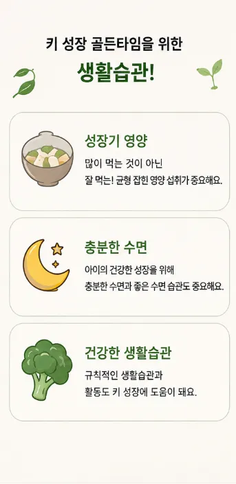 아이 키 성장에 관심이 생겨서 찾아본 성장기 영양 정보 3