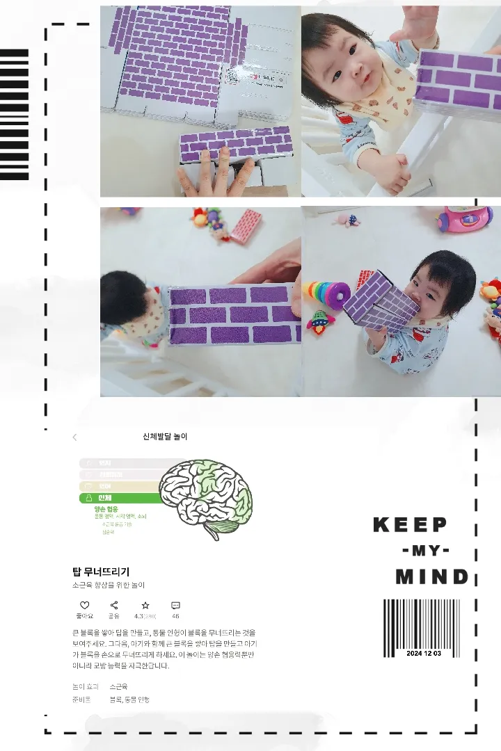 종이 벽돌을 사봤습니다.