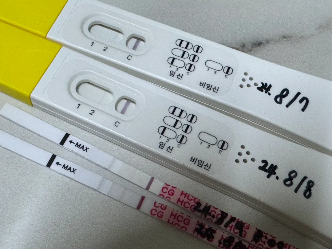 난포주사후 배란일에 맞춰 숙제했어요