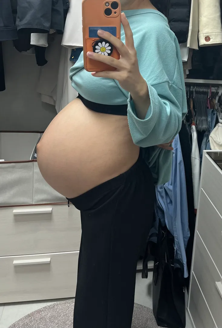 아기 내려온걸까요?