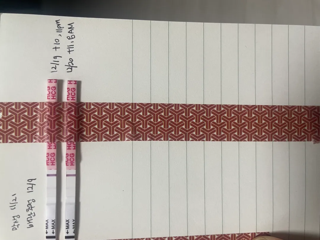 배란 11일차 원포테스트 진하기 봐주실 수 있을까요!? 