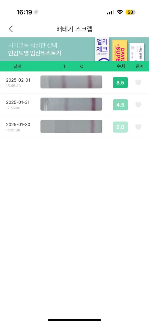 첫 임신 시도
