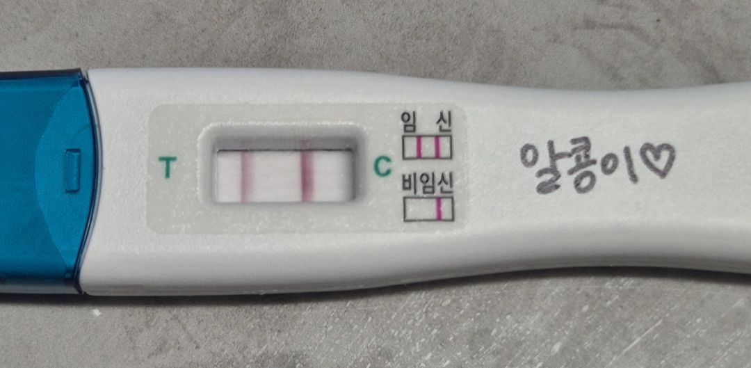 오늘 임신한 걸 알았네요ㅎㅎ 아마도 4주 2일?