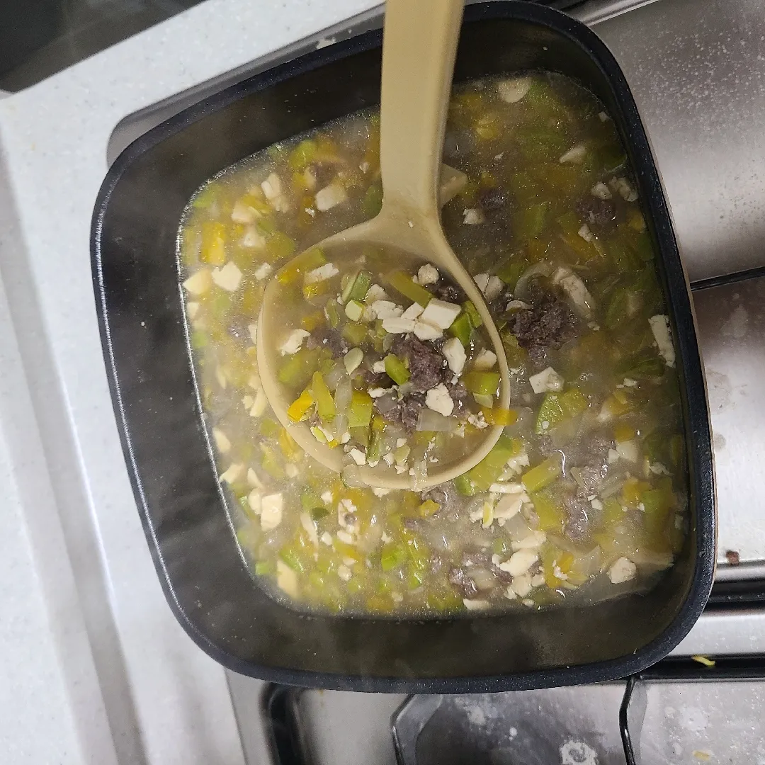 아기 된장찌개에 된장 얼마큼 넣으세요?