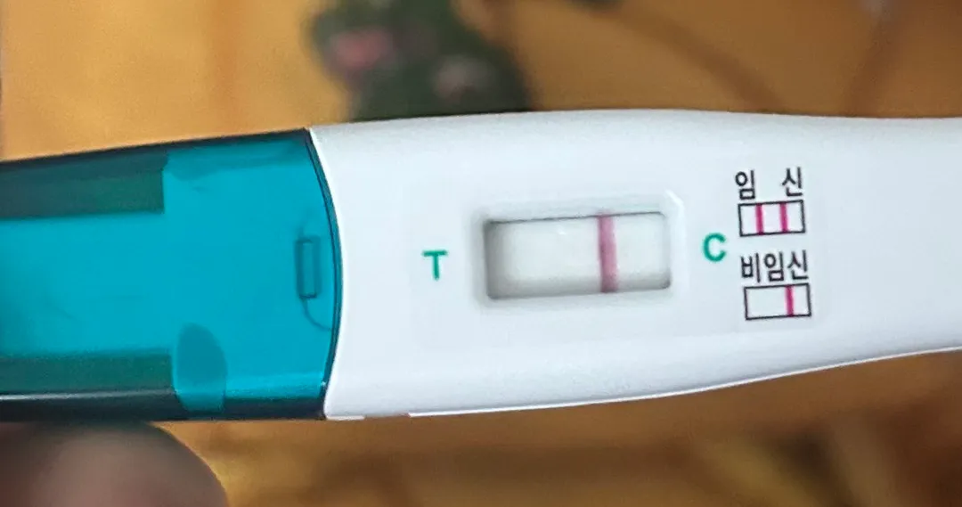 배란 9일차 임테 한줄 맞죠..?