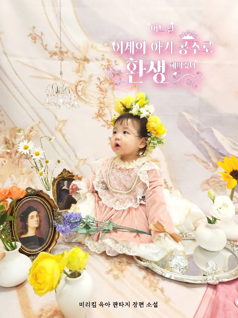 10일마다 아기 셀프스냅 찍고있어요!