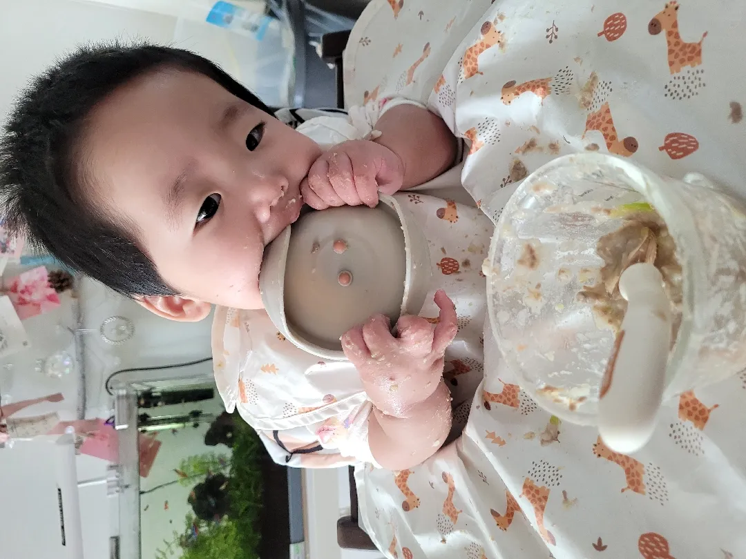 이유식을 안 먹어요😭