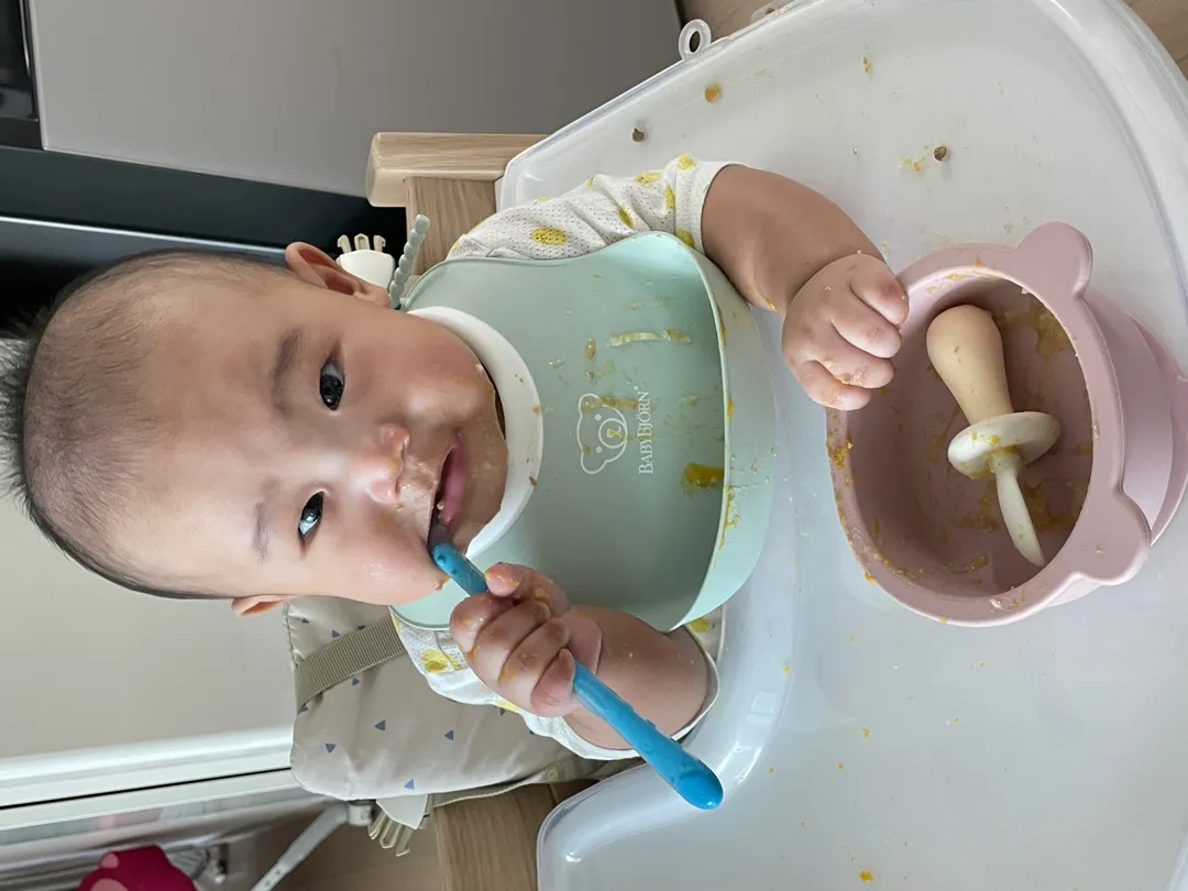 이유식먹을때마다 이거 맞나요??
