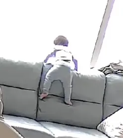 +289)소파 등반하는 아들 오똔대