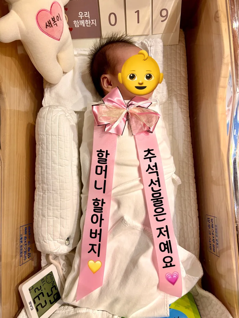 과일바구니 리본 재활용ㅋㅋ