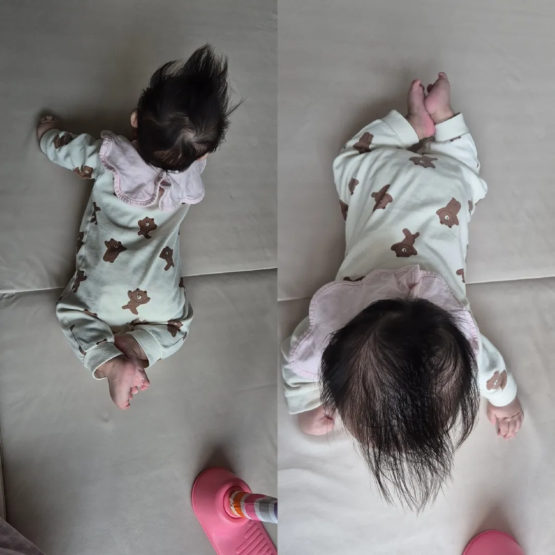 오! 이제 엎드려서 방향전환도 하네요 ㅋㅋ