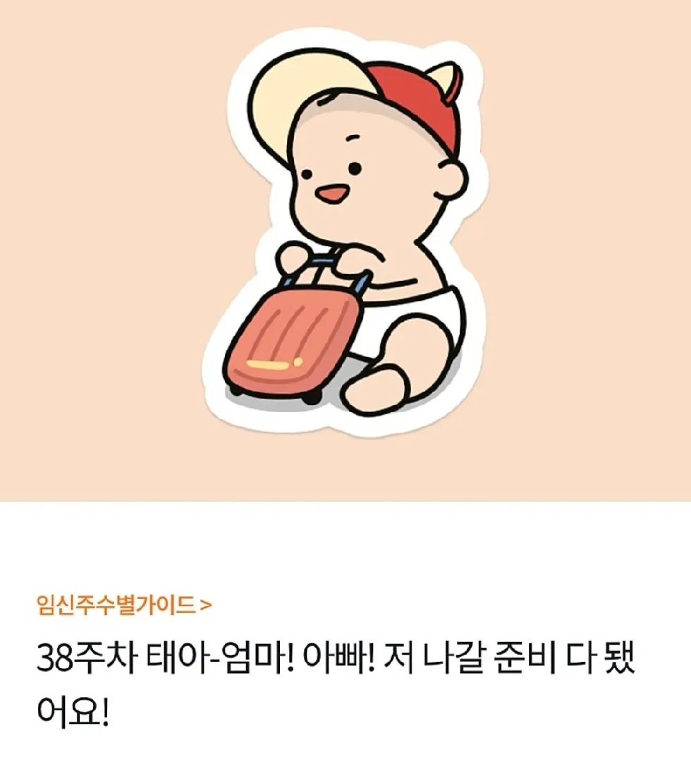 아가야 엄마 아빠도 짐쌋어 😚