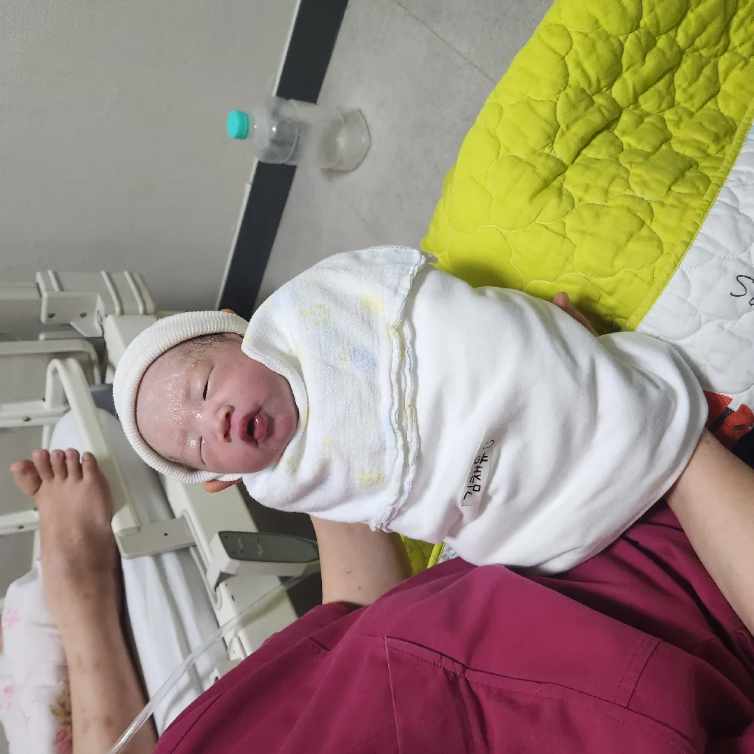 응급 제왕! 오늘 출산 했어요