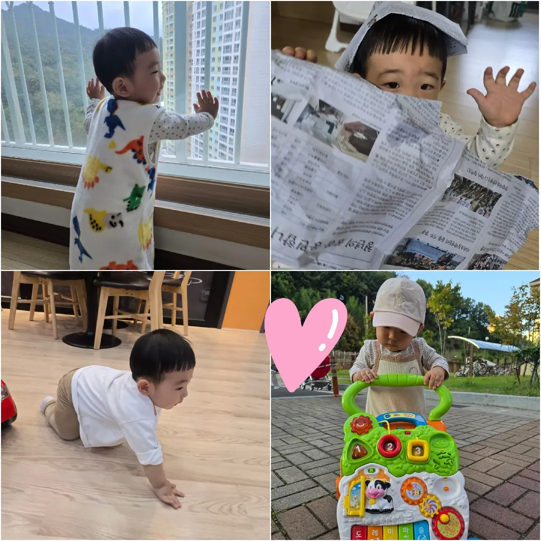 배밀이, 네발기기 안하던 아기 후기
