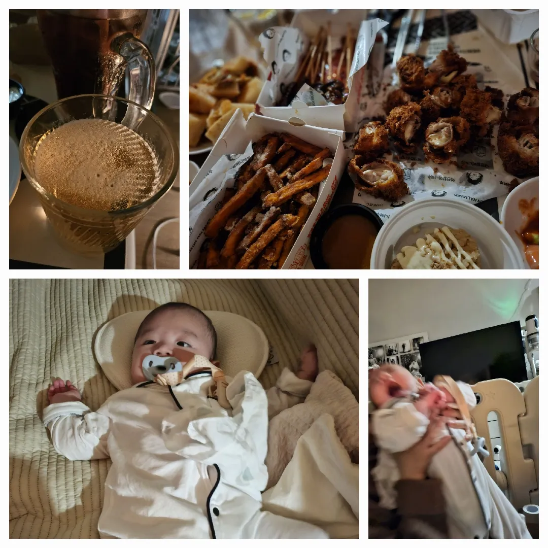 오늘 가온이에게 그래,너도 자지 말아봐라! 하고 소심한 복수했어요(?) 