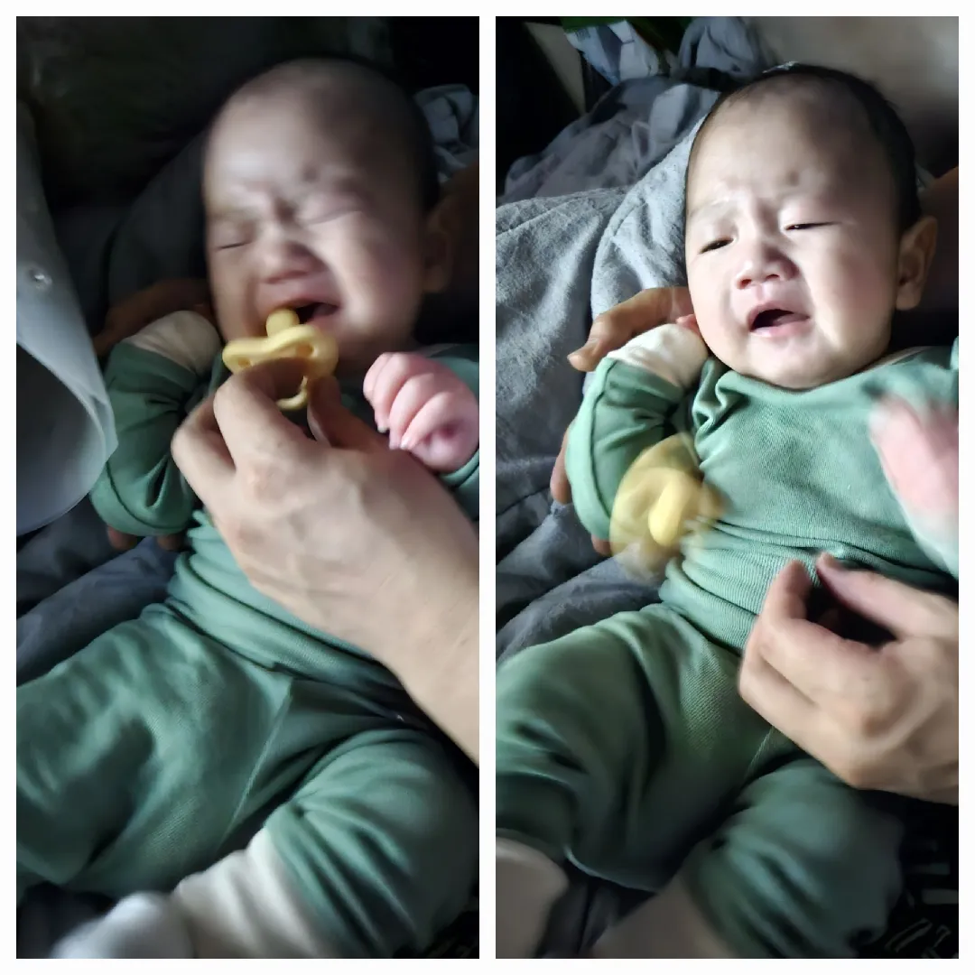 120일차 가온이처럼 껌딱지 심한 아가 또 있나요 😭
