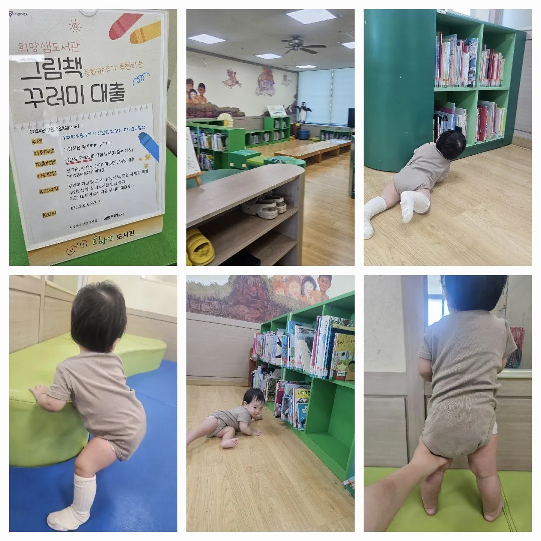 가오니랑 동네 도서관 다녀왔어욤 ☺️