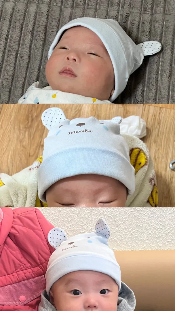 이맘때쯤 애기들 모자