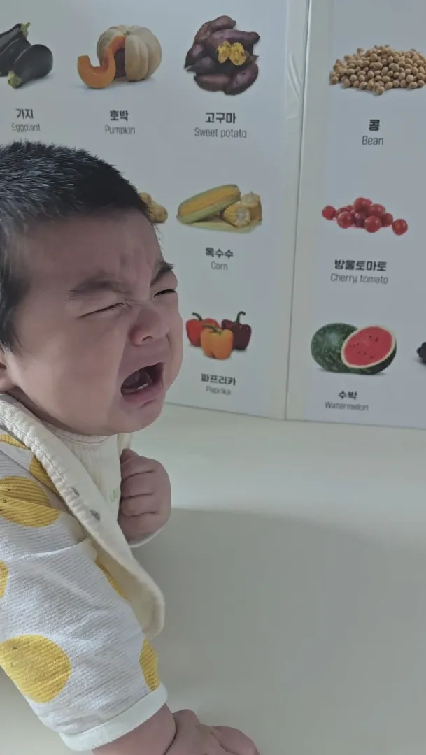 전 오늘 이유식 싸움 승리했어요.,