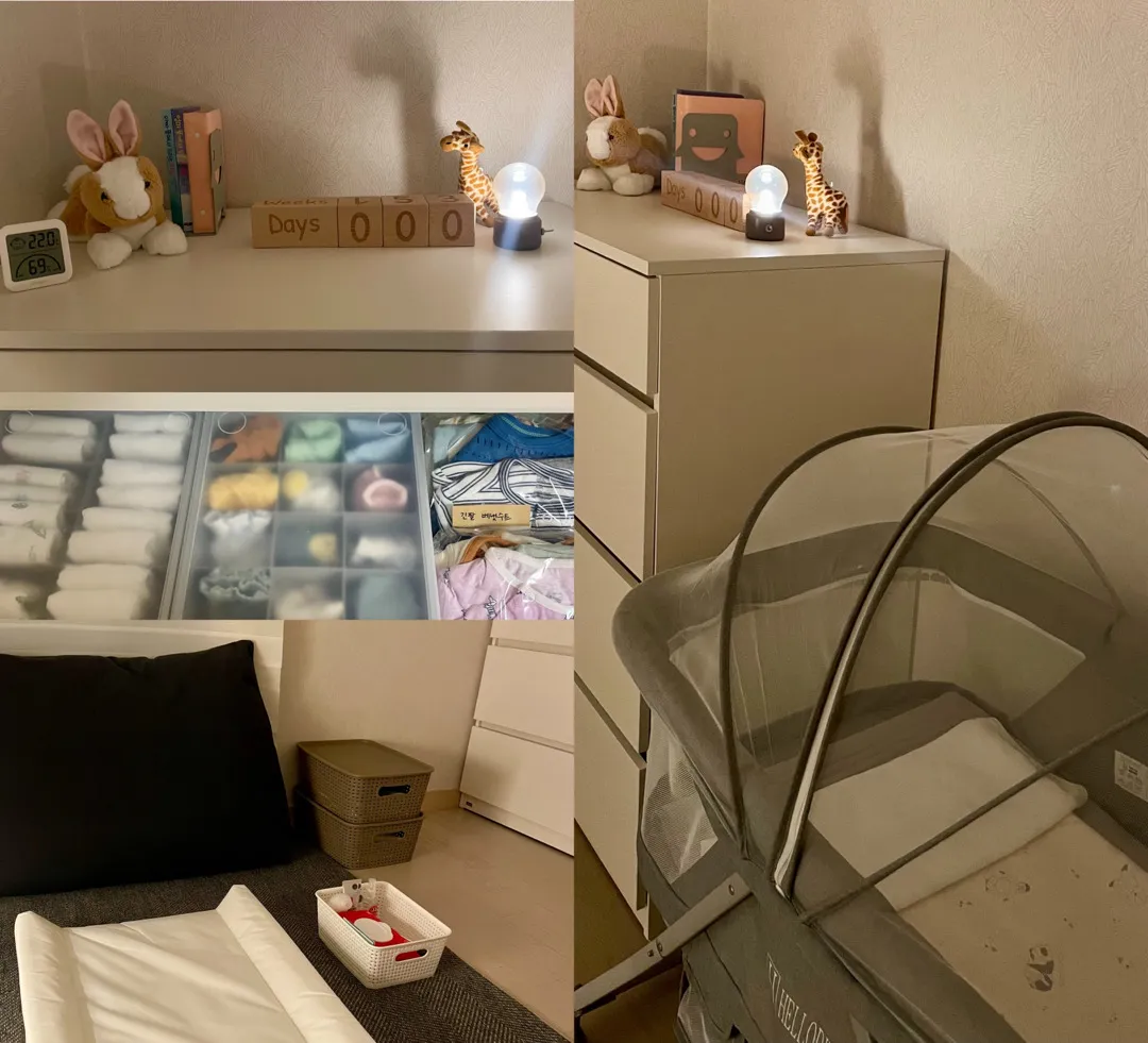 37주 5일, 출산 기다리며 아기자리 만들기