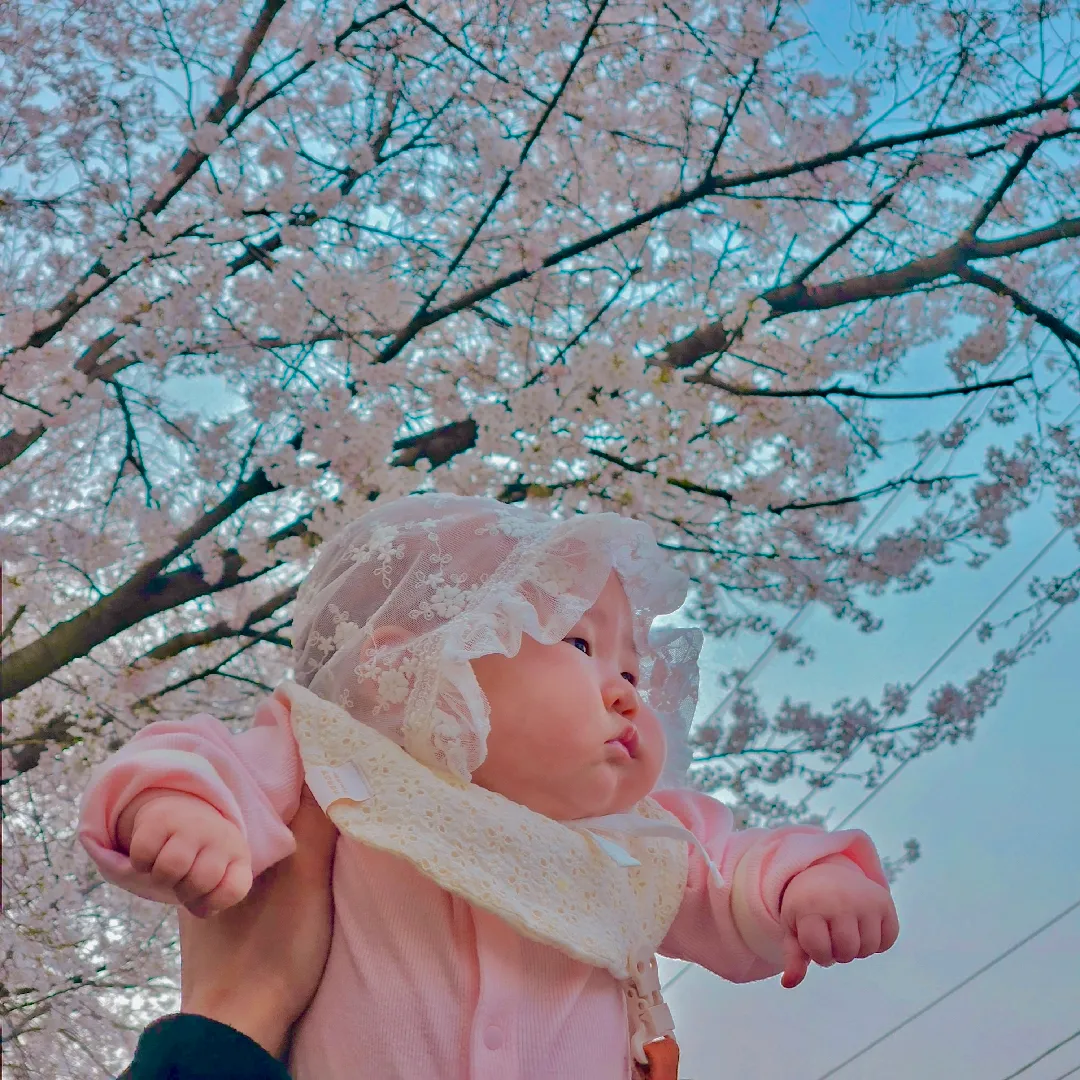 첫 꽃놀이🌸