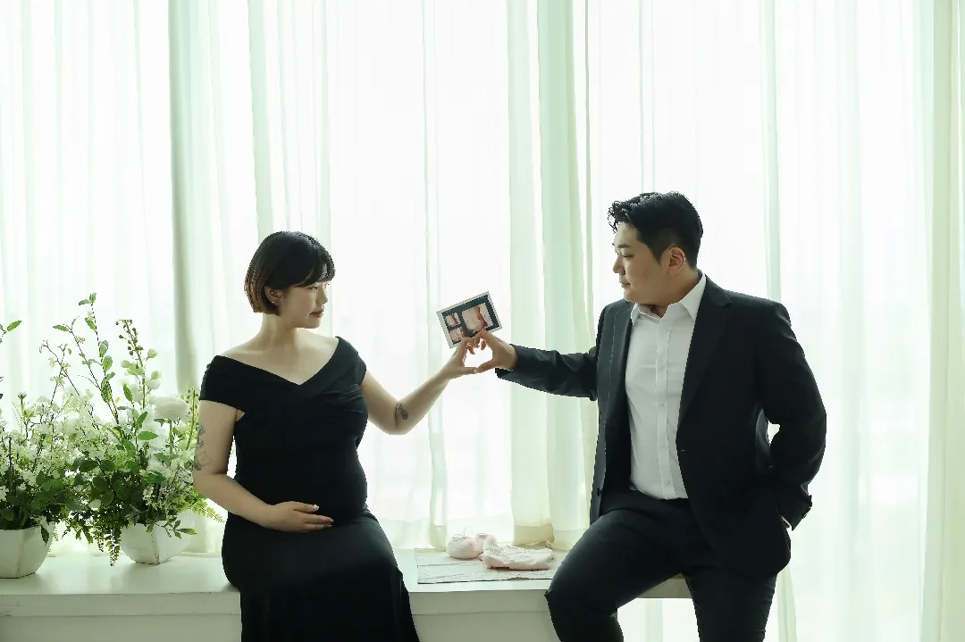 저도 만삭촬영하고 왔어요