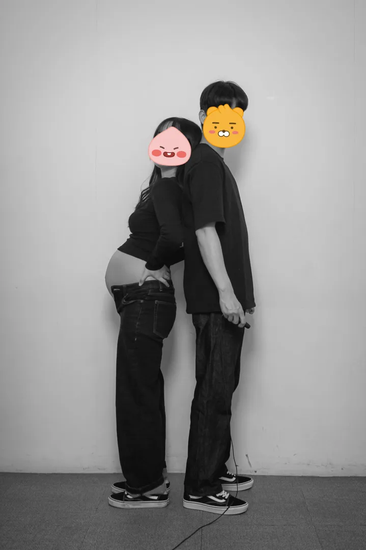 만삭사진 찍었어요!