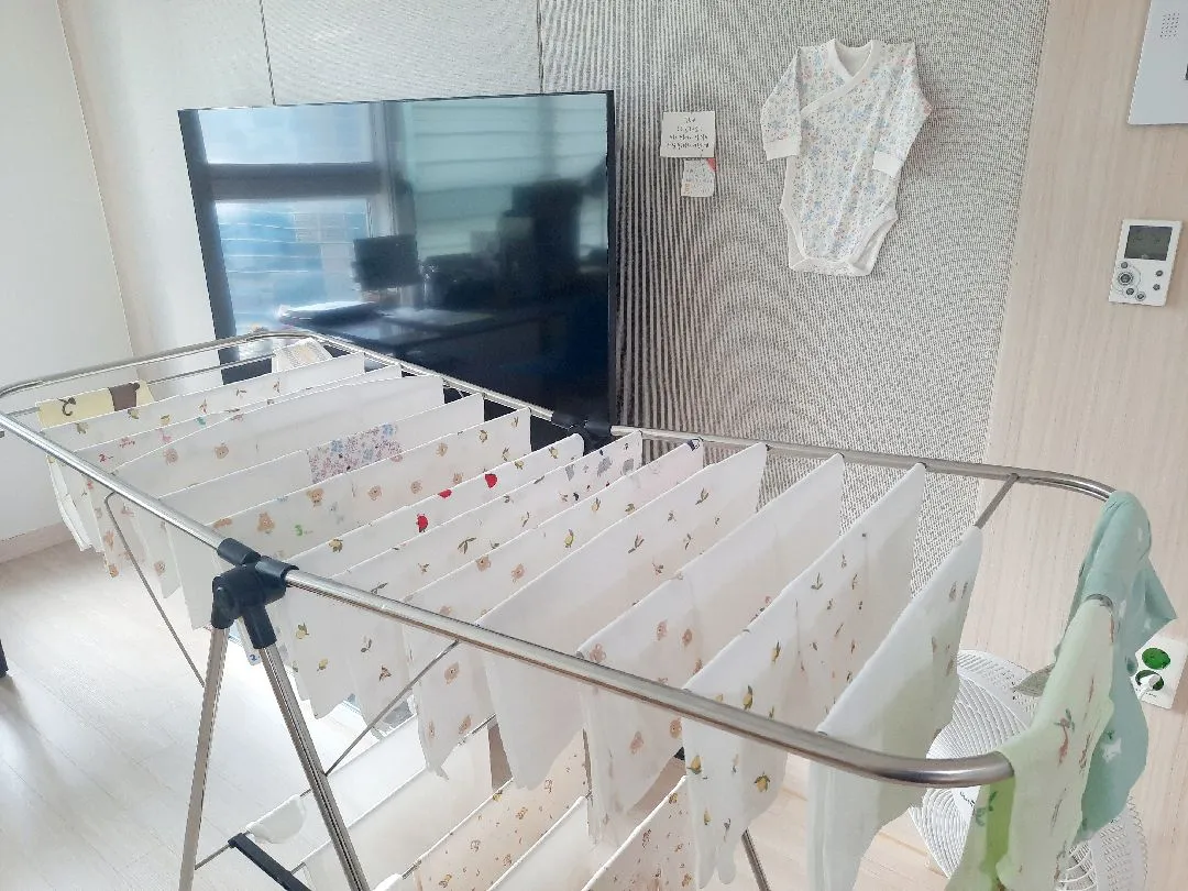 아기빨래 시작!