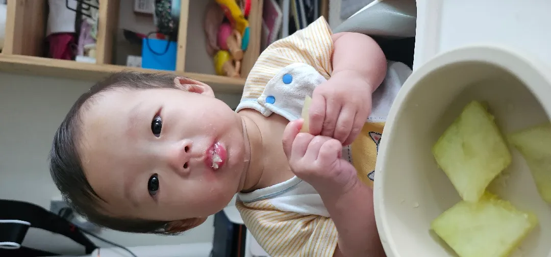메론 먹방을 찍었어요🤣