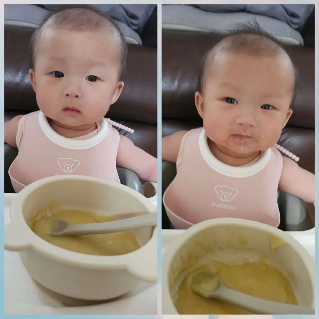 이유식 전쟁이네요🙂‍↕️