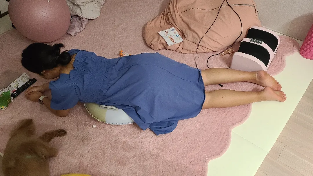 엎드리고 싶을 땐 다이소 어린이튜브!