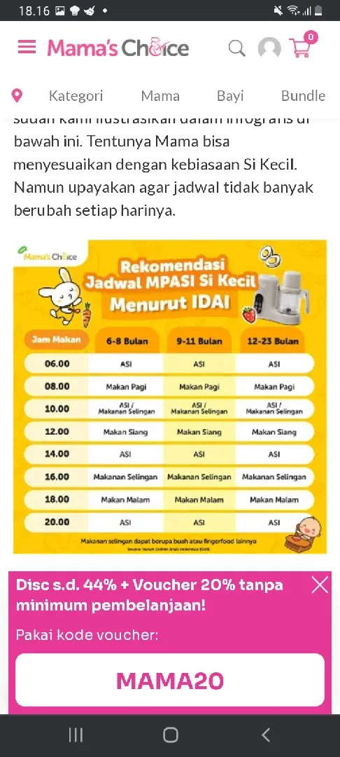Jdwal Mpasi