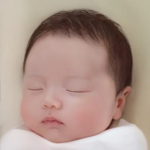 아이 예상얼굴 받았는데