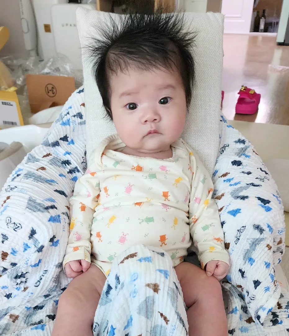 소프트체어 처음 앉았어요!