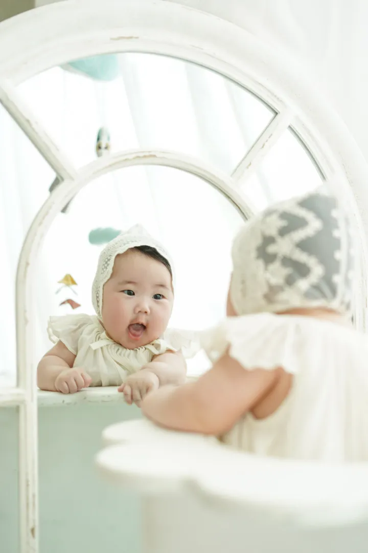 늦은 백일 촬영했어요!