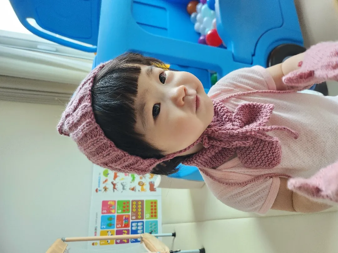조끼만들고 장갑이랑 목도리 만들었어요ㅋㅋ