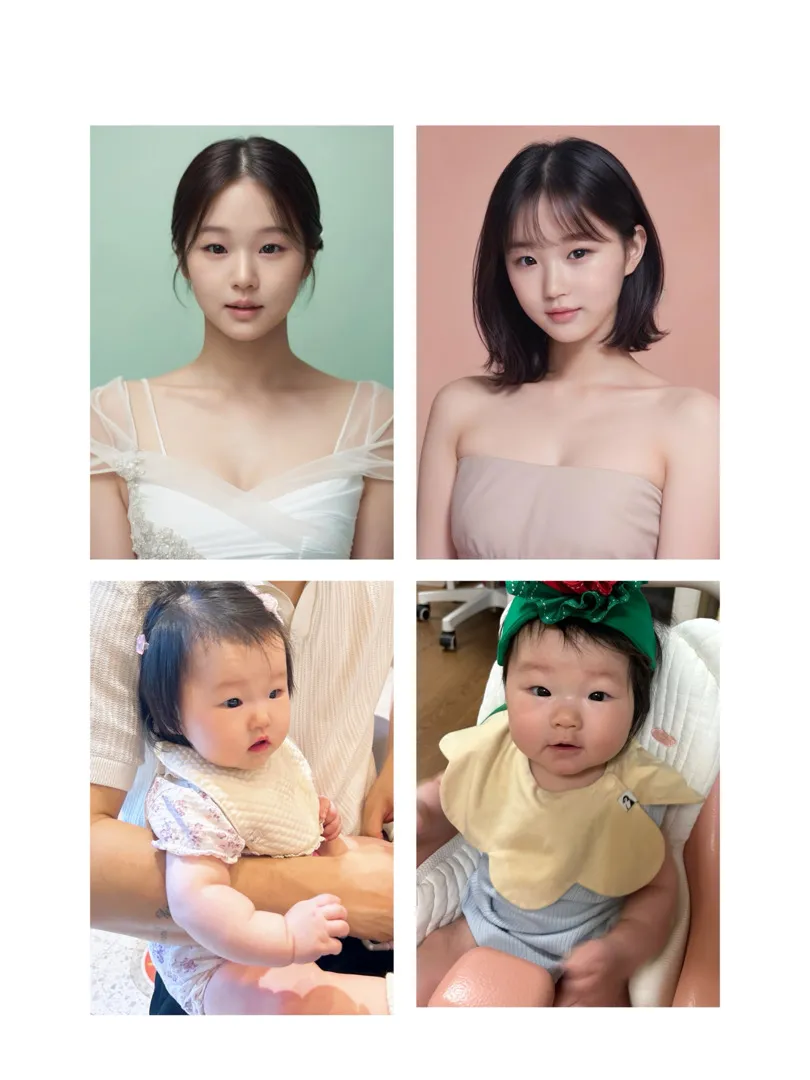 AI가 만들어준 미래 아이모습