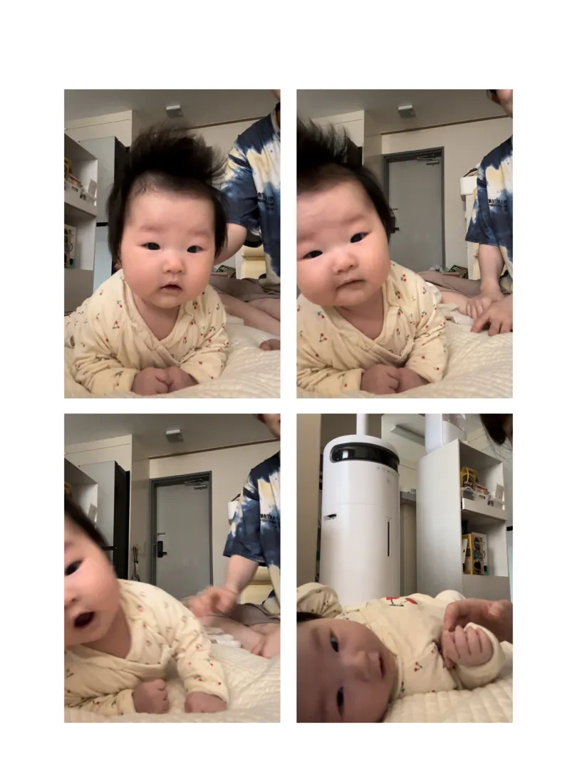 터미타임 하다가 힘들면 꼼수부리는 딸