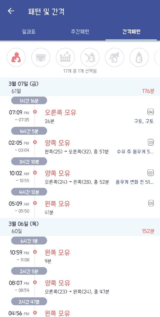 61일차 수유 4번에 분수토 ㅠ