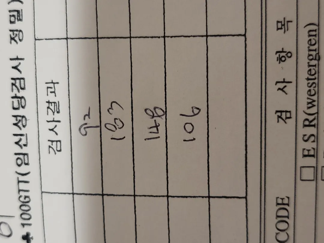 임당검사 재검완료