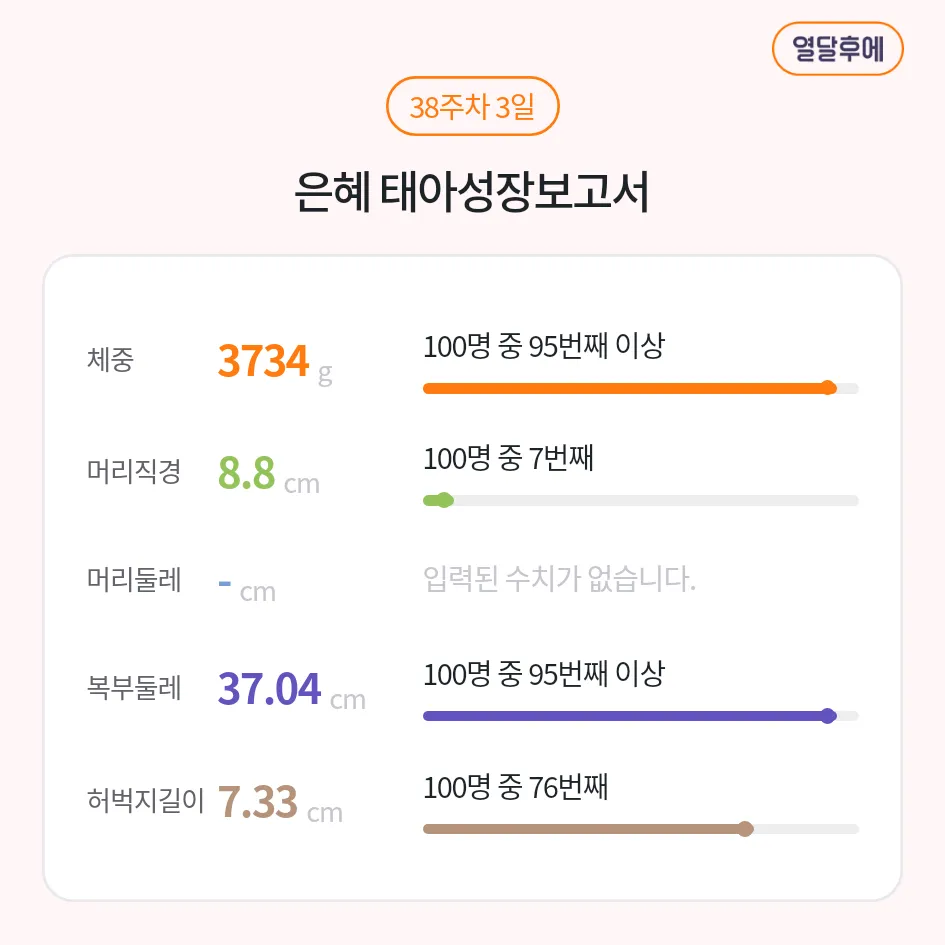출산 전 마지막 진료 (38주3일)