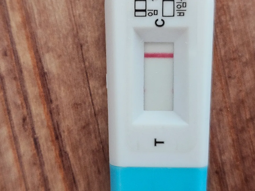 임테기 시간지나고 초초초미세 두줄인경우...