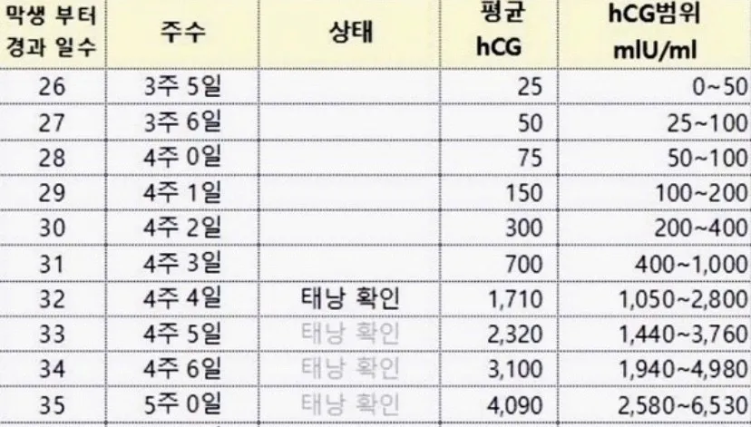 4주5일차 피검사수치