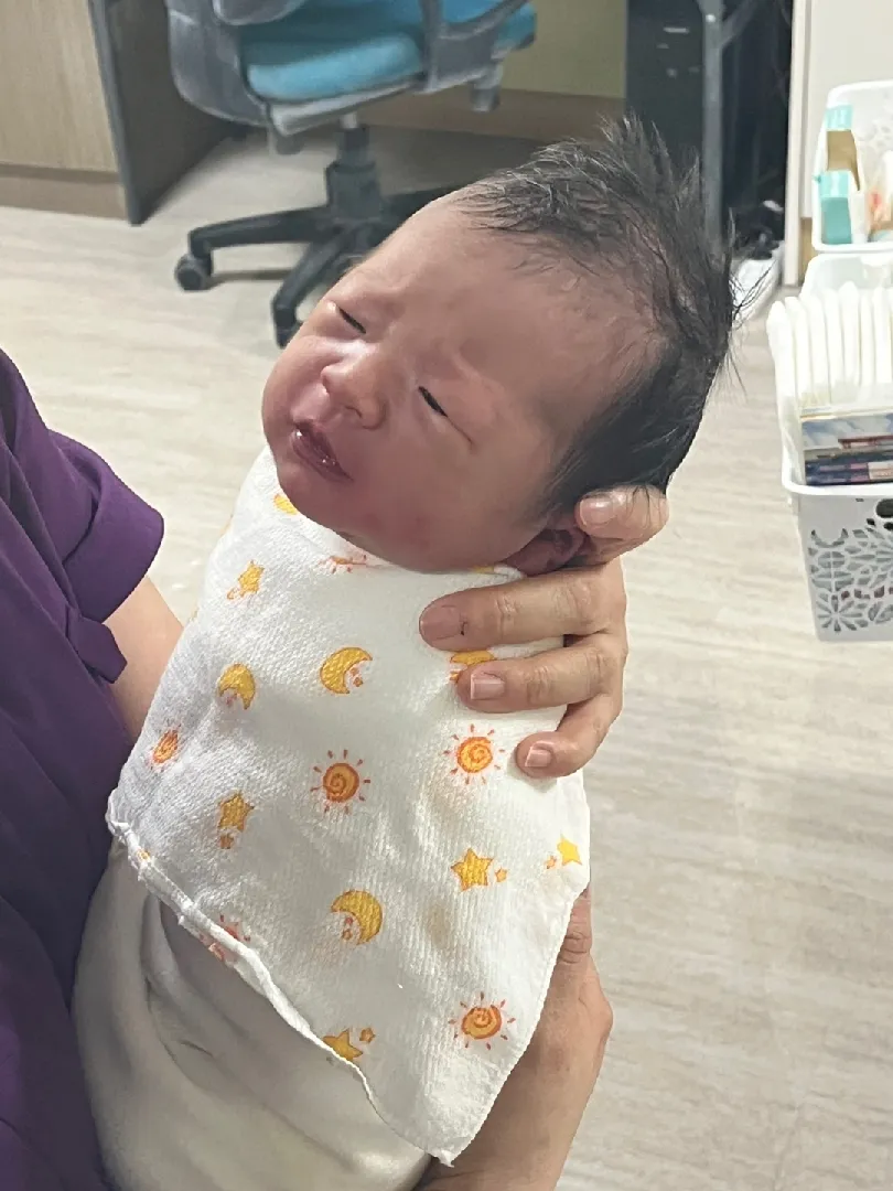 오늘 제왕으로 건강하게 출산!