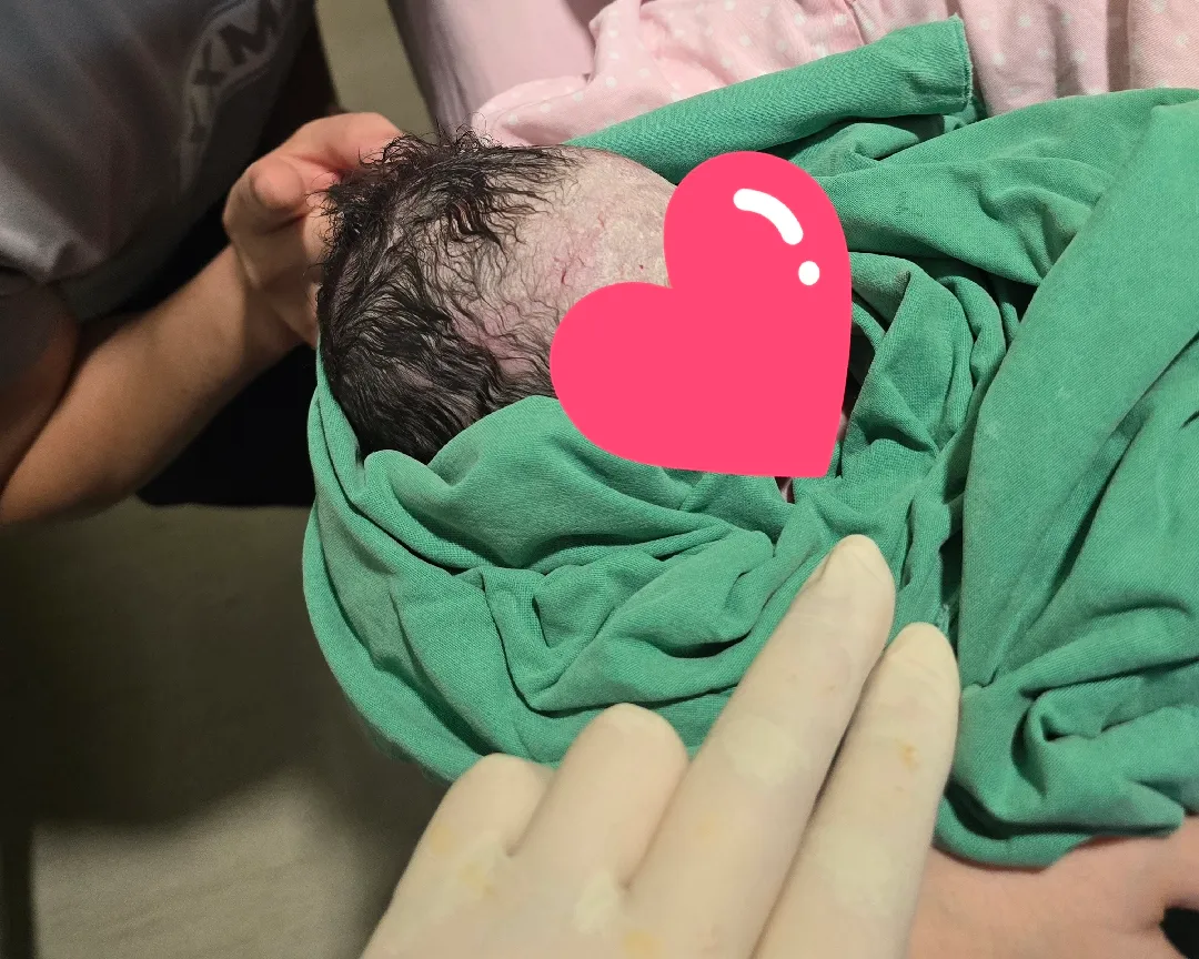 오늘 유도해서 아가 만났어요~