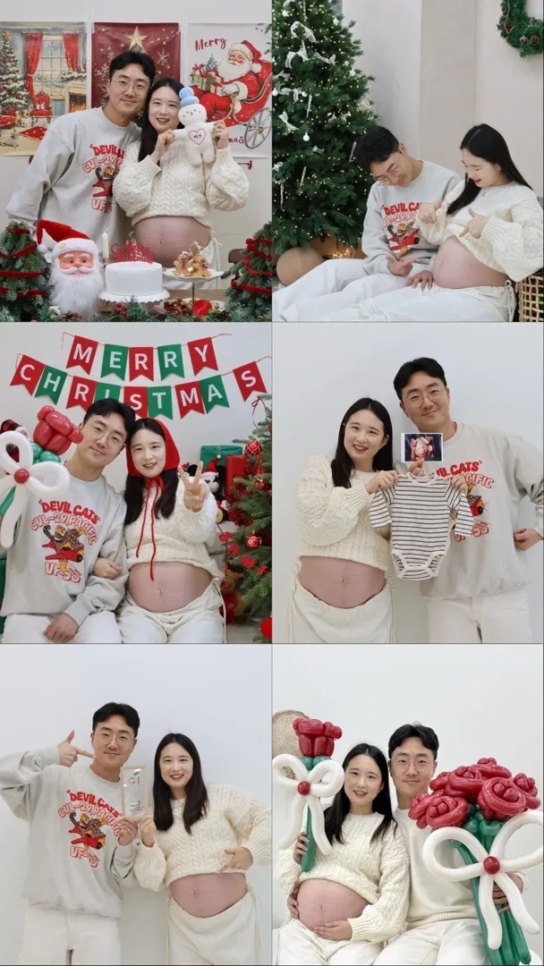 크리스마스 만삭사진🎄